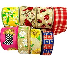 Craft Ribbon Lot Multi Style Assortment 10 Yards 1.5"-2.5" Pick your style. New
