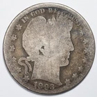 1893 Barber 90% Silver Half Dollar