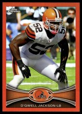 D'Qwell Jackson 2012 Topps Chrome #215 Browns Insert ? SEE SCAN! FREE SHIPPING