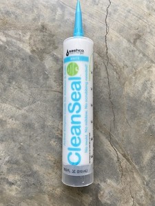 Sashco CleanSeal White Active Enzyme Kitchen & Bath Caulk  10.5 oz Tube