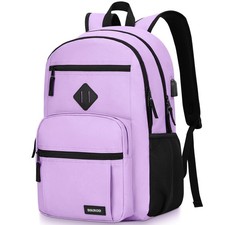 School Backpack, 15.6 Laptop, USB Charging Port, Teen, Boys, Girls, High