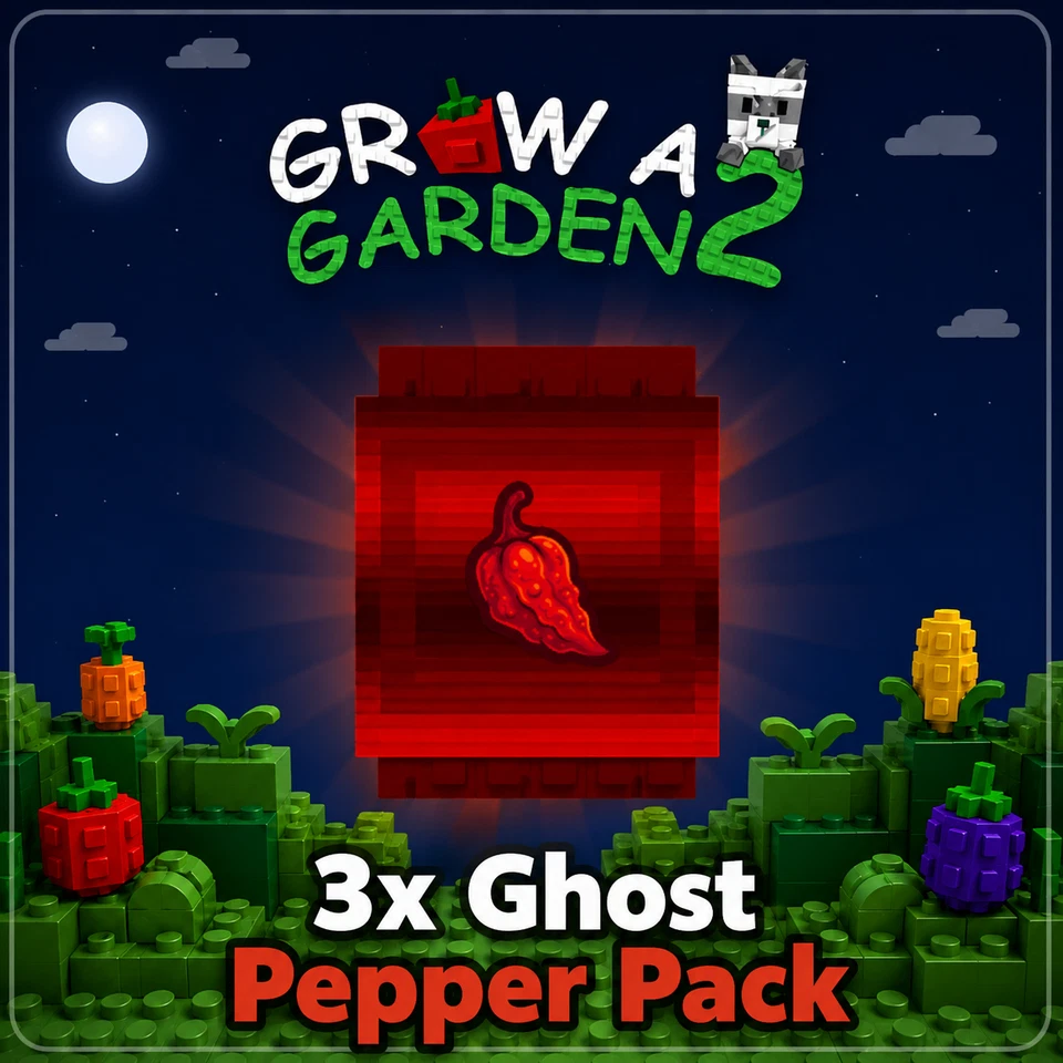 3x GHOST PEPPER PACK🔥Grow a Garden 2✨| - CHEAPEST ON EBAY - Image 1 of 1
