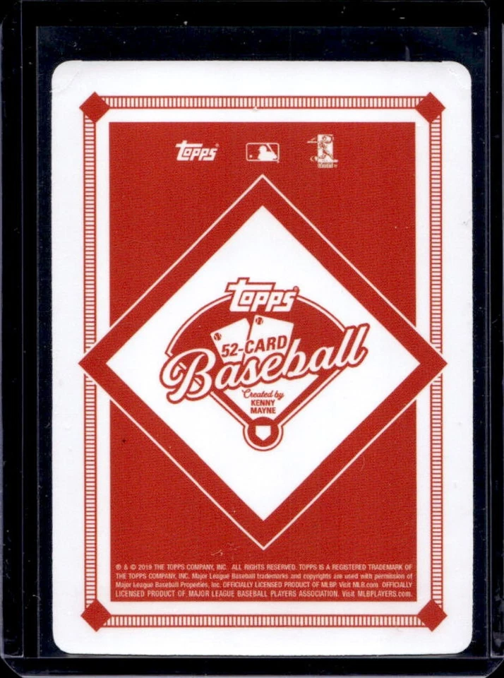 2019 Topps Kenny Mayne 52 Card Baseball Game Albert Pujols #5 cleats Angels - Image 2 of 2