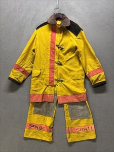 Janesville Lion Apparel Firefighters Coat And Pants Set Body Guard Size Small