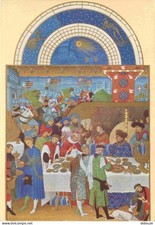 Postcard - Art - Painting - Les Très Richers Heures du Duc de Berry - Janvi