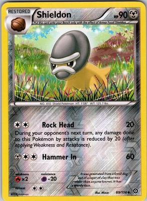Shieldon 69/114 XY - Steam Siege Pokemon TCG LP