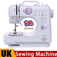 Electric Sewing Machine Portable Mini 12 Stitches Pedal Household for Beginner
