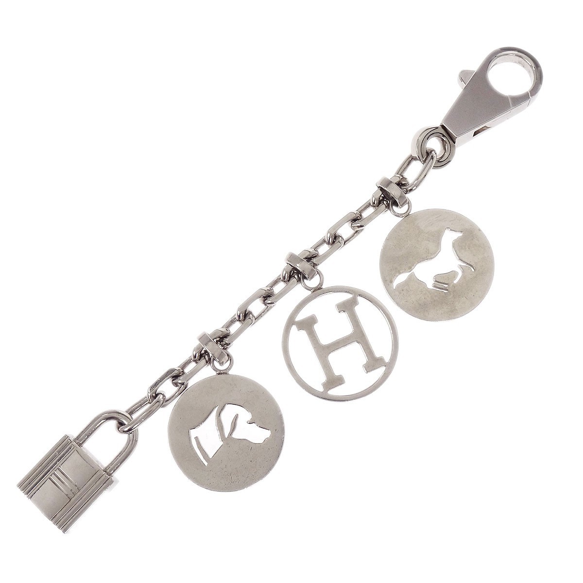 Hermes Bull Lock Key Holder Bag Charm