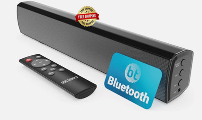 15'' Barra De Sonido Para TV Con Subwoofer Bluetooth Inalambrica Teatro En Casa..