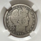 1906-O Barber Half Dollar 50C Silver US Coin Circulated Uncertified New Orleans