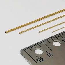 Albion SFT1 Slide Fit Brass Micro Tubing 0.4 / 0.6 / 0.8 / 1.0mm O.D.