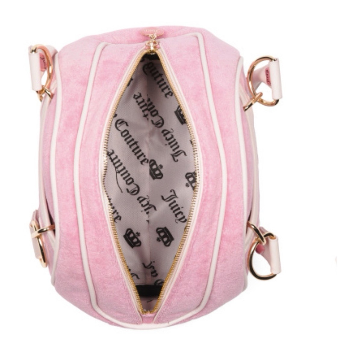 NWT Juicy Couture Retro Strawberry Satchel in Cherry Blossom Pink
