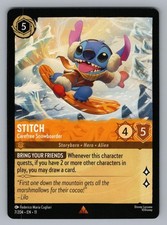 STITCH - CAREFREE SNOWBOARDER 7/204 R LORCANA NM 11 CUGLIARI
