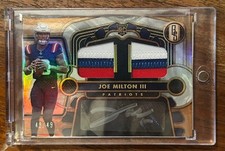 2024 Gold Standard Joe Milton III Rookie Patch Auto RPA 43/49 Dual Patch