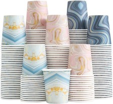 300 Pack 3 Oz Paper Cups, Disposable Bathroom Cups, Small Mouthwash Cups, Mini P