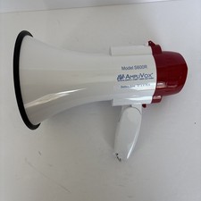 AmpliVox S602M Professional Megaphone 25W Bullhorn Loudspeaker Tested  Working