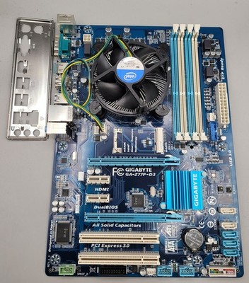 Mainboard GIGABYTE GA-Z77P-D3 Sockel 1155 + Intel Core i3-3220