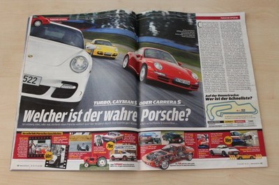 Auto Bild 30/2007 Porsche Cayman S mit 295PS besser als...?