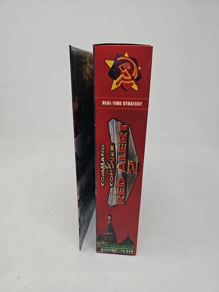 Command & Conquer: Red Alert 2 (PC, 2000) Twin Towers - Big Box - New Sealed - Image 4 of 4