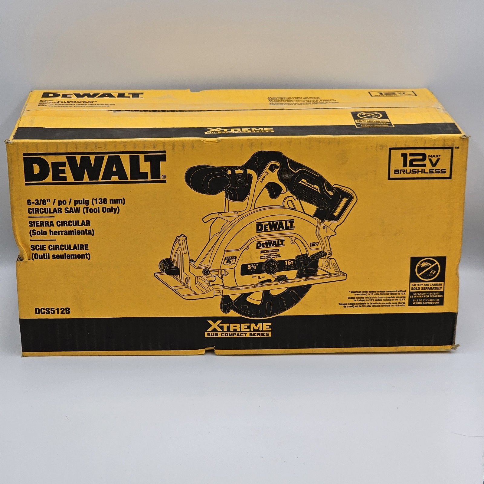 NEW!! DEWALT 15 Amp Corded 5-3/8 in. Lightweight Circular Saw