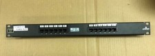 LEVITON CAT 5e GigaMax Universal 5G584-U12 12 Port Patch Panel 19" 1U
