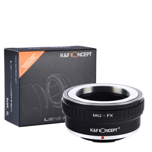 K&F Concept M42-FX Lens Mount Adapter M42 mount lens to Fuji X mount camera - Afbeelding 1 van 8