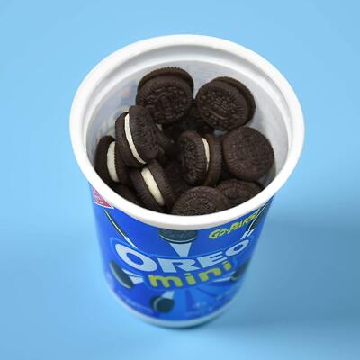 3 x Cups Mini Oreo Original Sandwich Cookies Vanilla Filling