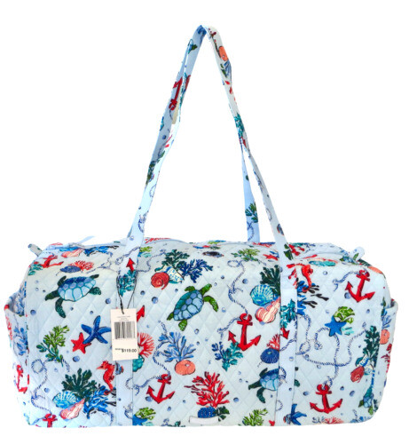 Vera Bradley Cotton Compact Backpack Snowy Plaid Quilted 20L  display picture 2