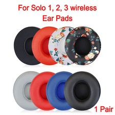 Replacement Thickened Ear Pads for Solo 1, 2, 3 Wireless Headphones