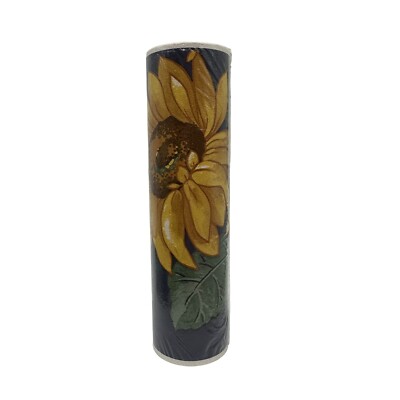 Vintage 90s Sunflower Wallpaper Border 5.5 Yards 7'' Height Blue Yellow Green