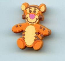 Disney Japan SEGA Games Winnie the Pooh Rubber Tigger Free-D Pin