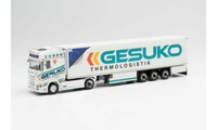 Herpa 313780 Spur H0 1/87 Scania Cs 20 Hd KüHlkoffer-Sattelzug „Gesuko“