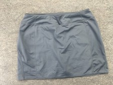 Tangerine Skorts Size XXL Gray Stretch Pull On Active Golf Tennis