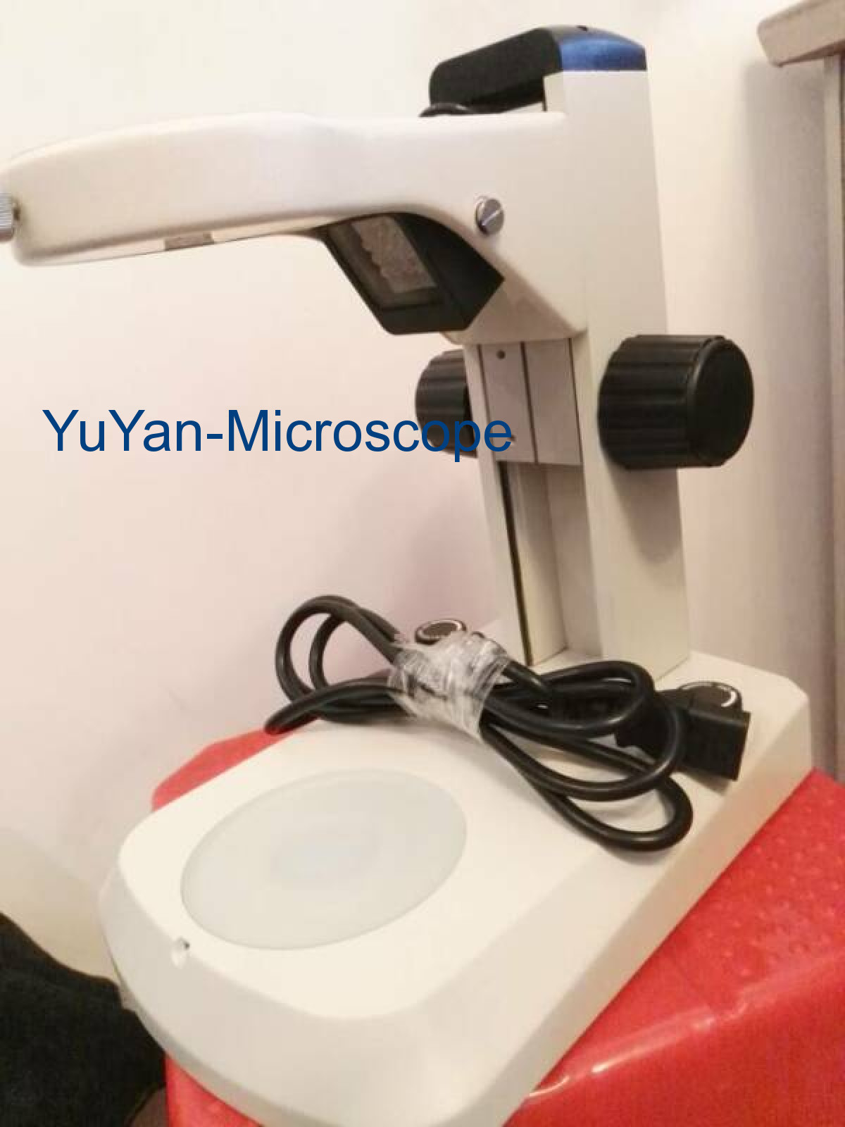Stand Base Dissecting Light bottom illuminate for microscope,76mm ring holder