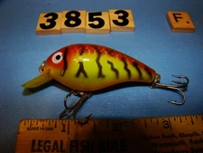 U3853 F  BILL LEWIS BIG L FISHING LURE  BIG O TYPE CRANKBAIT