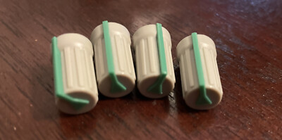 Fostex Knob Replacement Part DMT-8vl Green Aux Knobs (set Of 4)