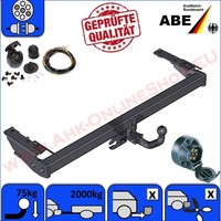 Ahk & ES7 FüR Volvo S80 Stufenheck Bj 98-05 AnhäNgerkupplung Mit E-Satz Komplett