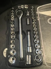 Tool Bench Socket Set Hardware Spin Disc Socket Adapter 39Pcs