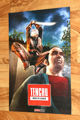 Tenchu Wrath of Heaven PS2 Xbox Very Rare Vintage Poster 42x28