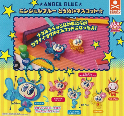 Angel Blue Transparent Mascot Complete set 6 Capsule Toy Gacha