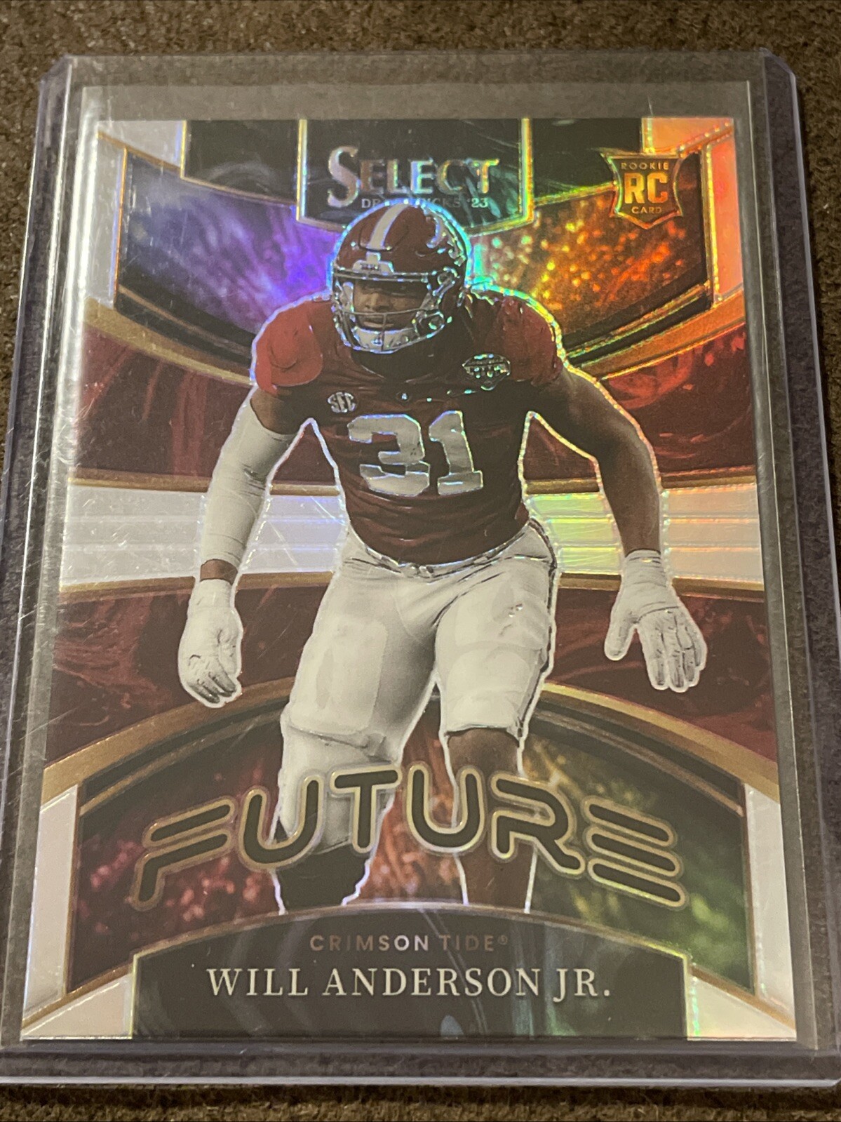 Will Anderson Panini Select Draft Picks Future #FUT14 Silver Prizm
