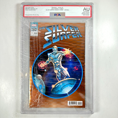 MAVEL SILVER SURFER KITH コラボ 漫画 Kith #3 Marvel 2024 PSA Slab Silver Surfer Orange Variant Cover