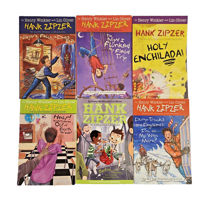 Hank Zipzer Series Lot of 6 Henry Winkler Lin Oliver Children's Chapter Books