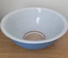 Vintage 80s Pyrex Clear Bottom Mixing Bowl 325 Moody Blue 2.5L **EXCELLENT COND