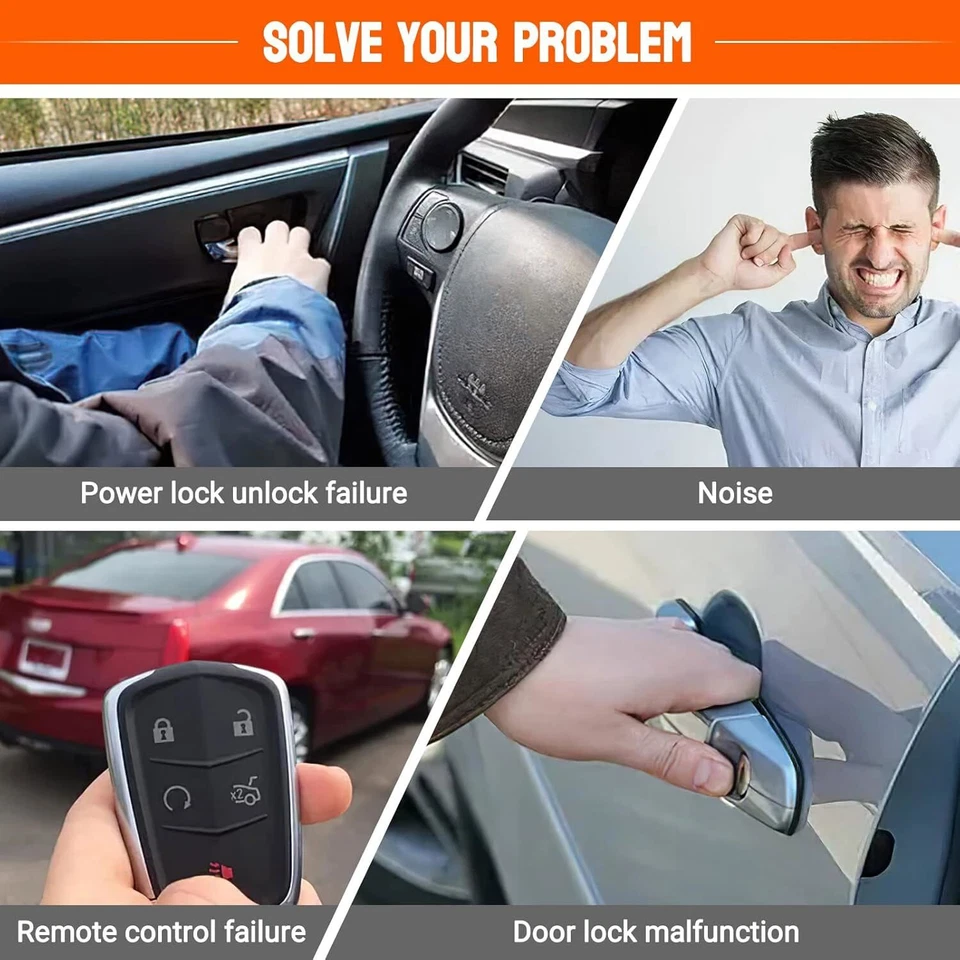 Front LH Driver Side Door Lock Actuator For 2001-2006 GMC SIERRA 3500 Foto 4 de 4