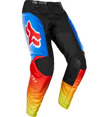 FOX RACING YOUTH PANTS KIDS MOTOCROSS 180 FYCE BLUE RED BLACK BMX bike trousers