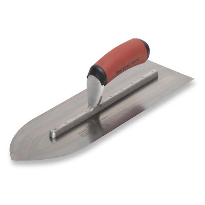 Pointed Finishing Trowels, 14'' x 4-1/2'' Blade Size, DuraSoft Handle, Made in the