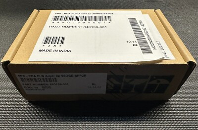 HPE 840139-001 - ETH 10/25GB 2P FLR-SFP28 (NEW)