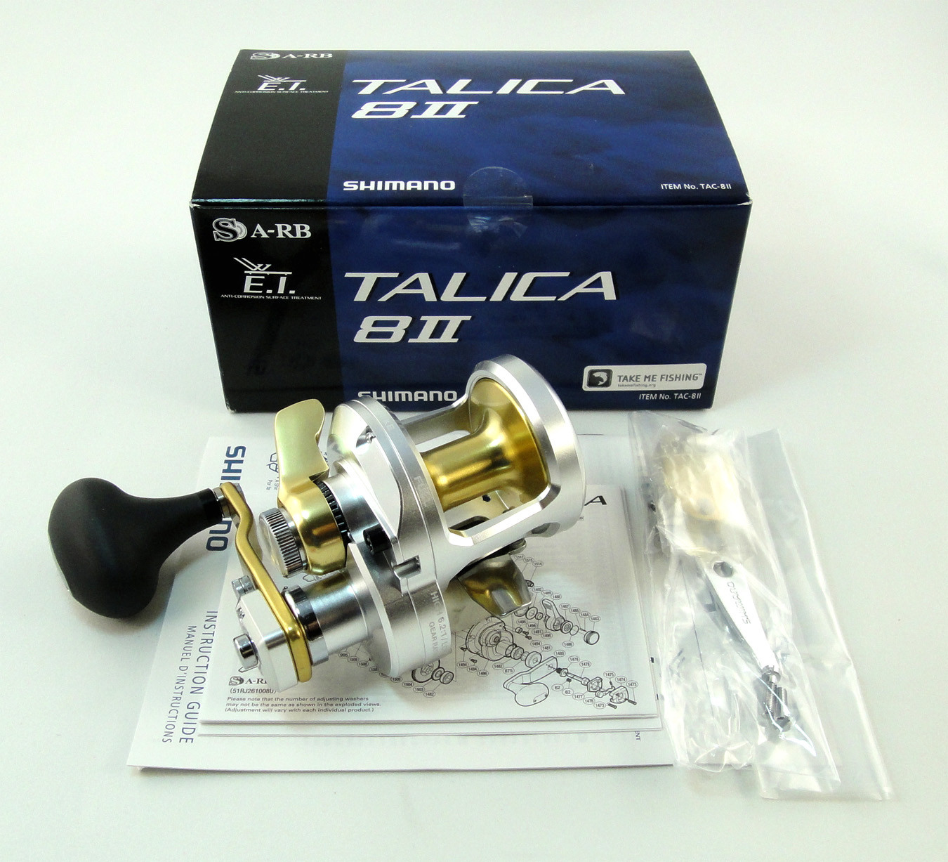 NEW SHIMANO TALICA 8II 8 2-SPEED REEL **U.S SELLER FREE 1-3 DAYS DELIVERY**