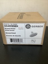 Gerber Showerhead. Brushed Nickel 0049189BN. N3
